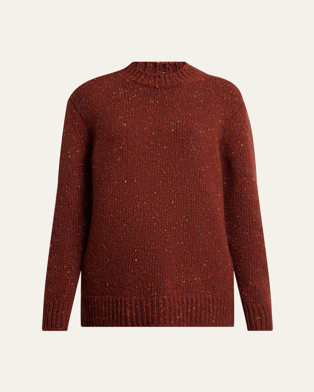 Alfie Speckled Cashmere Knit Sweater